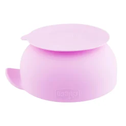 Chicco                    Bol en silicone avec ventouse    rose            6 mois+