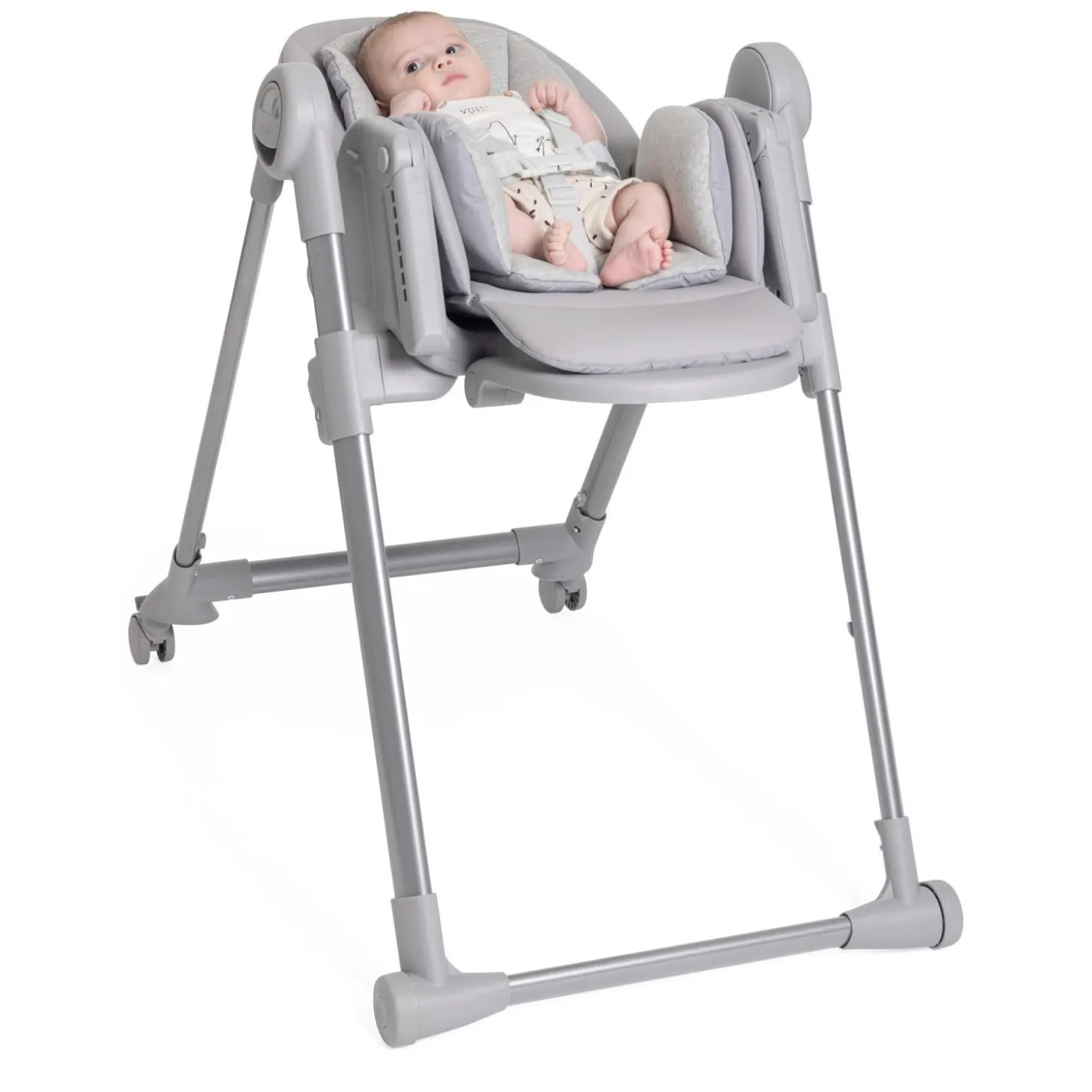 Chicco Chaise Haute Polly Armonia Steel