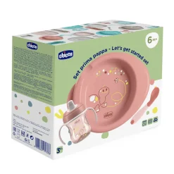 Chicco                    Coffret Repas    Rose