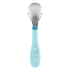 Chicco Couverts En Métal Bleu