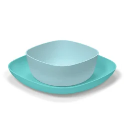Chicco Ensemble d'assiettes Bleu