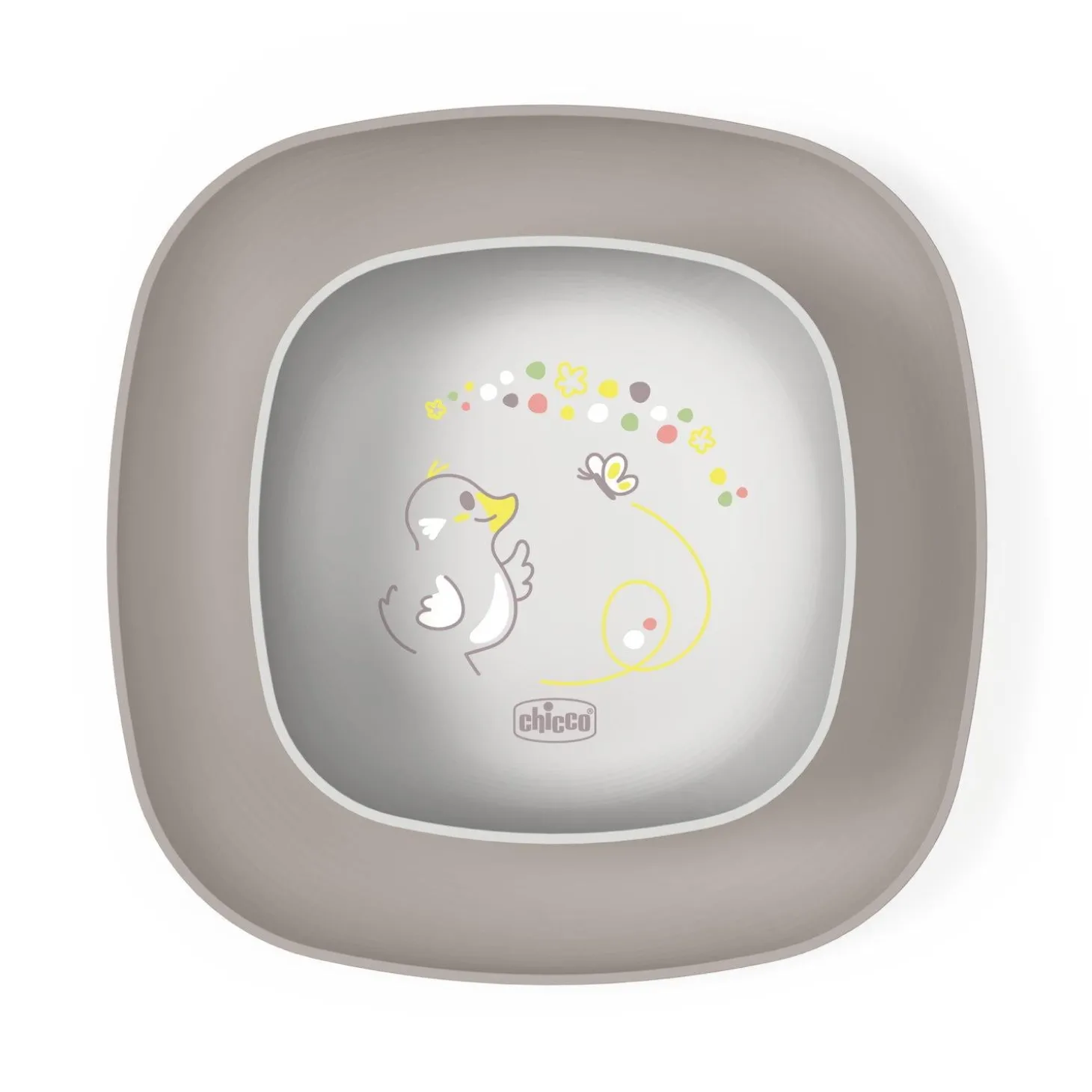 Chicco Ensemble d'assiettes Gris