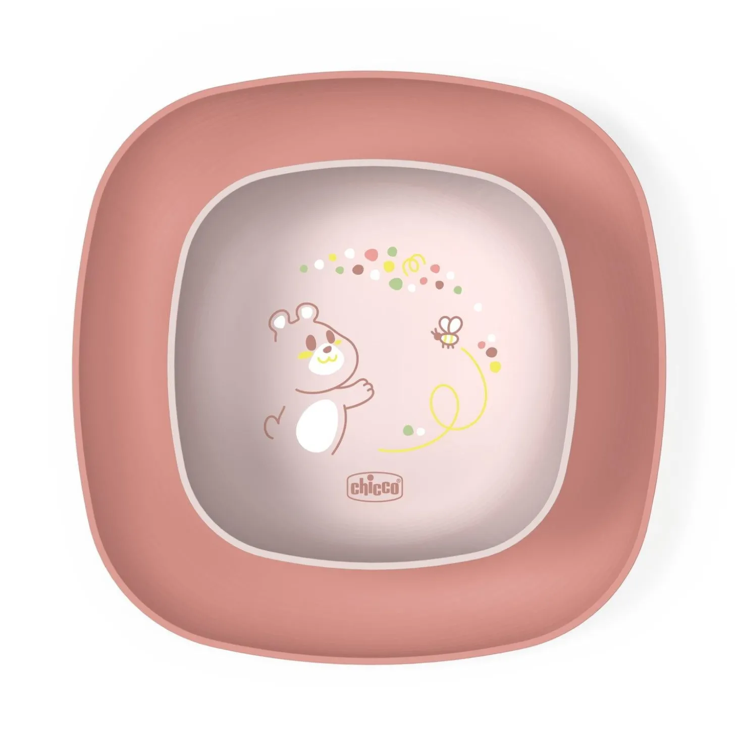 Chicco Ensemble d'assiettes Rose