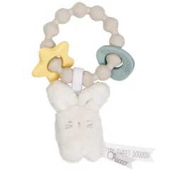 Chicco Hochet Anneau souple Lapin Gris