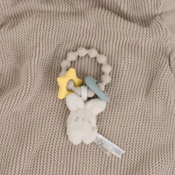 Chicco                    Hochet Anneau souple Lapin    Gris