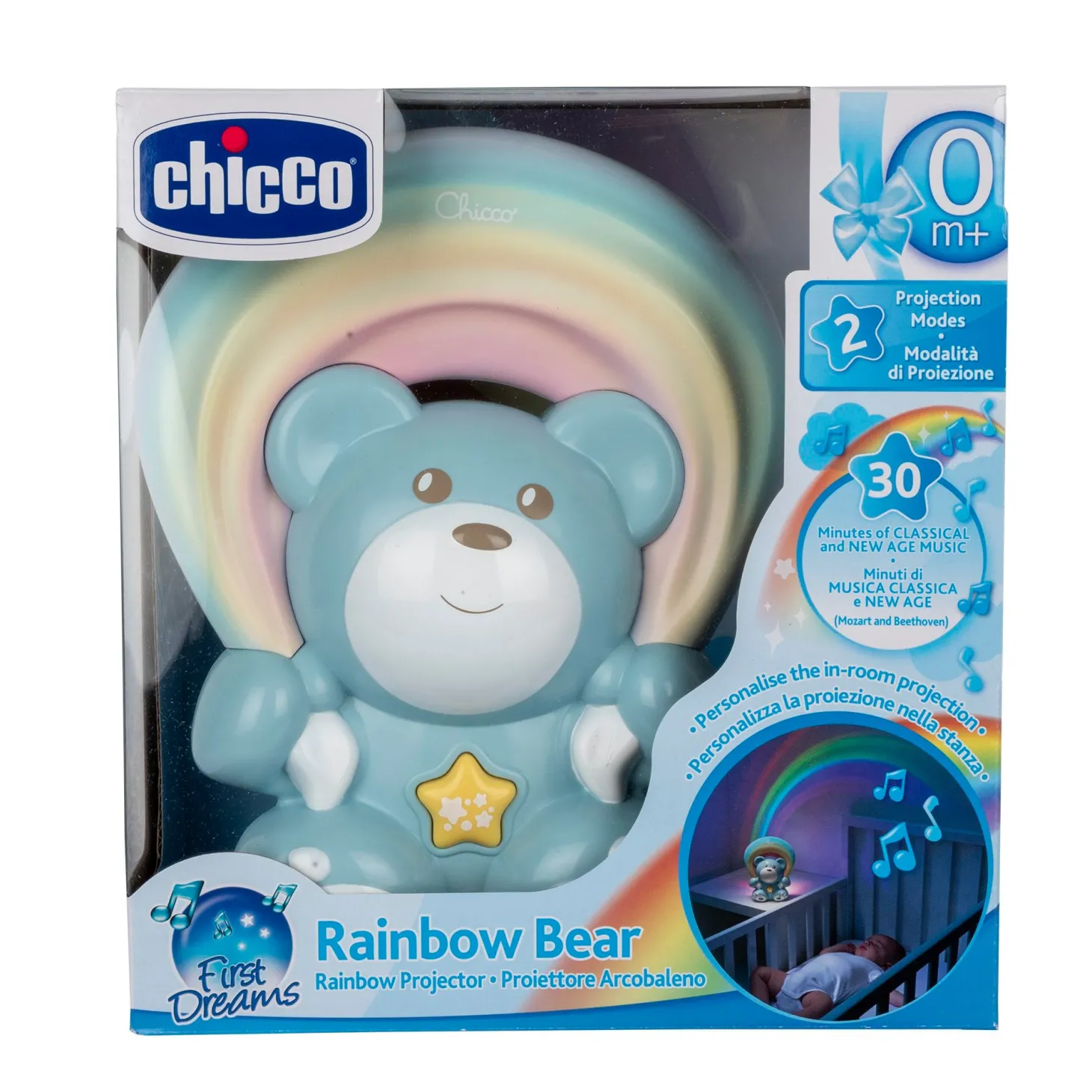 Chicco L'Ourson Arc-en-ciel Bleu