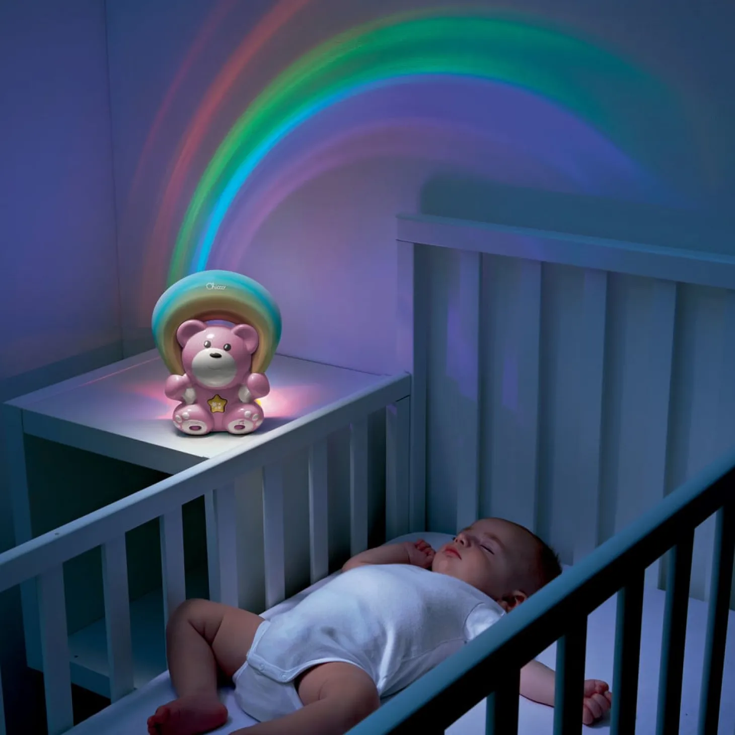 Chicco L'Ourson Arc-en-ciel Rose