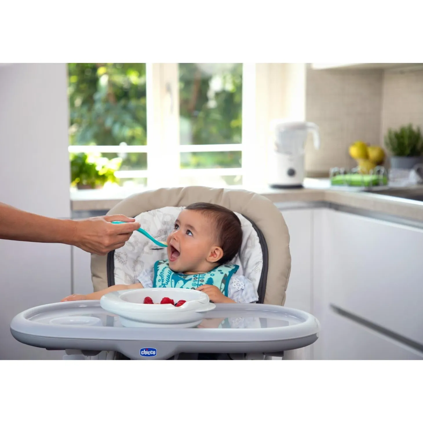 Chicco Mes Premières Cuillères Souples Bout Silicone Bleu