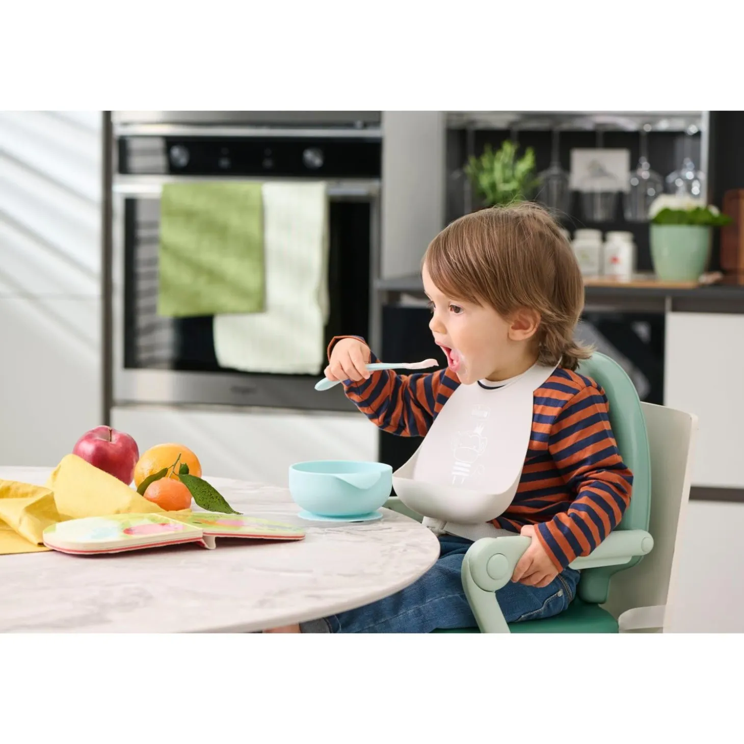 Chicco Mes Premières Cuillères Souples Bout Silicone Bleu