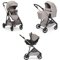 Chicco                    Pack Trio Poussette Seety 2 Essential    Sandshell