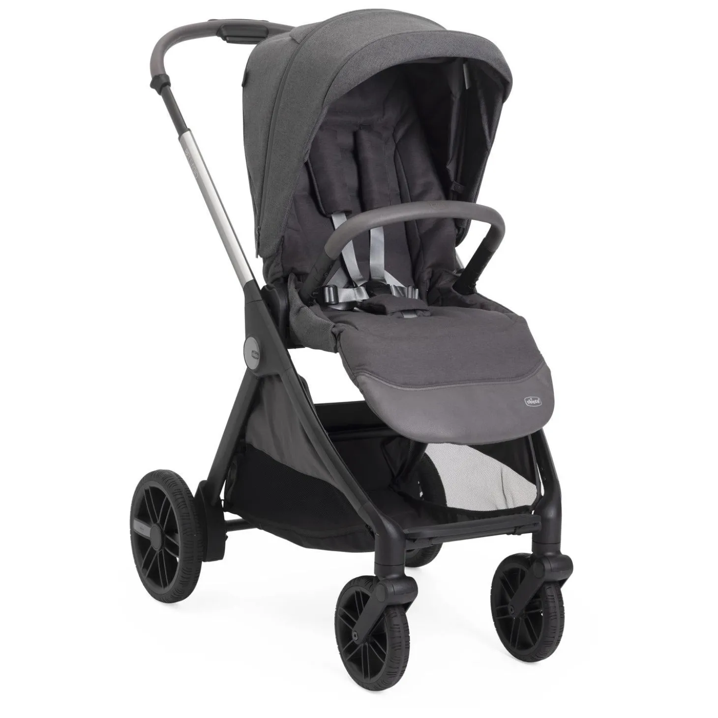 Chicco Poussette Bellagio 2 avec adaptateurs Black Satin