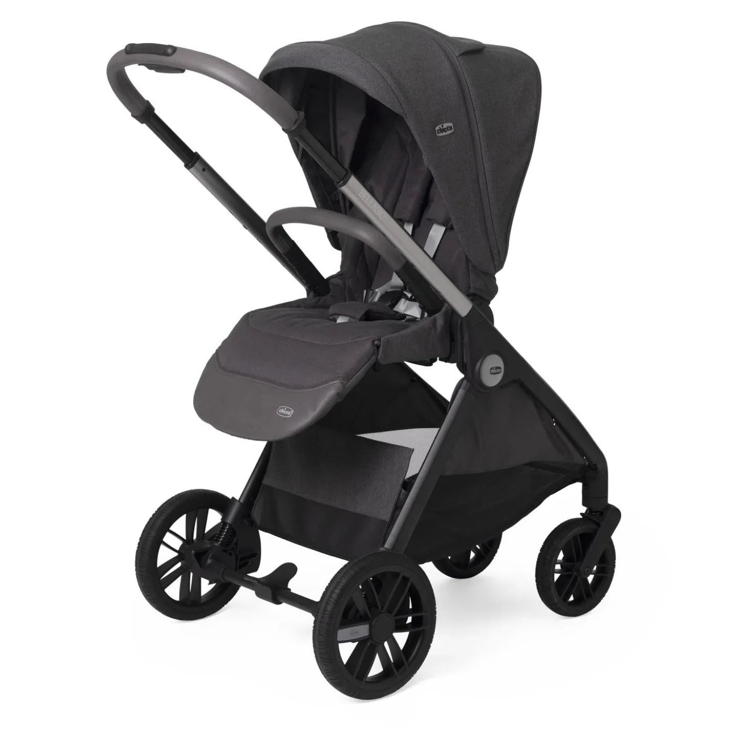Chicco Poussette Bellagio 2 avec adaptateurs Black Satin