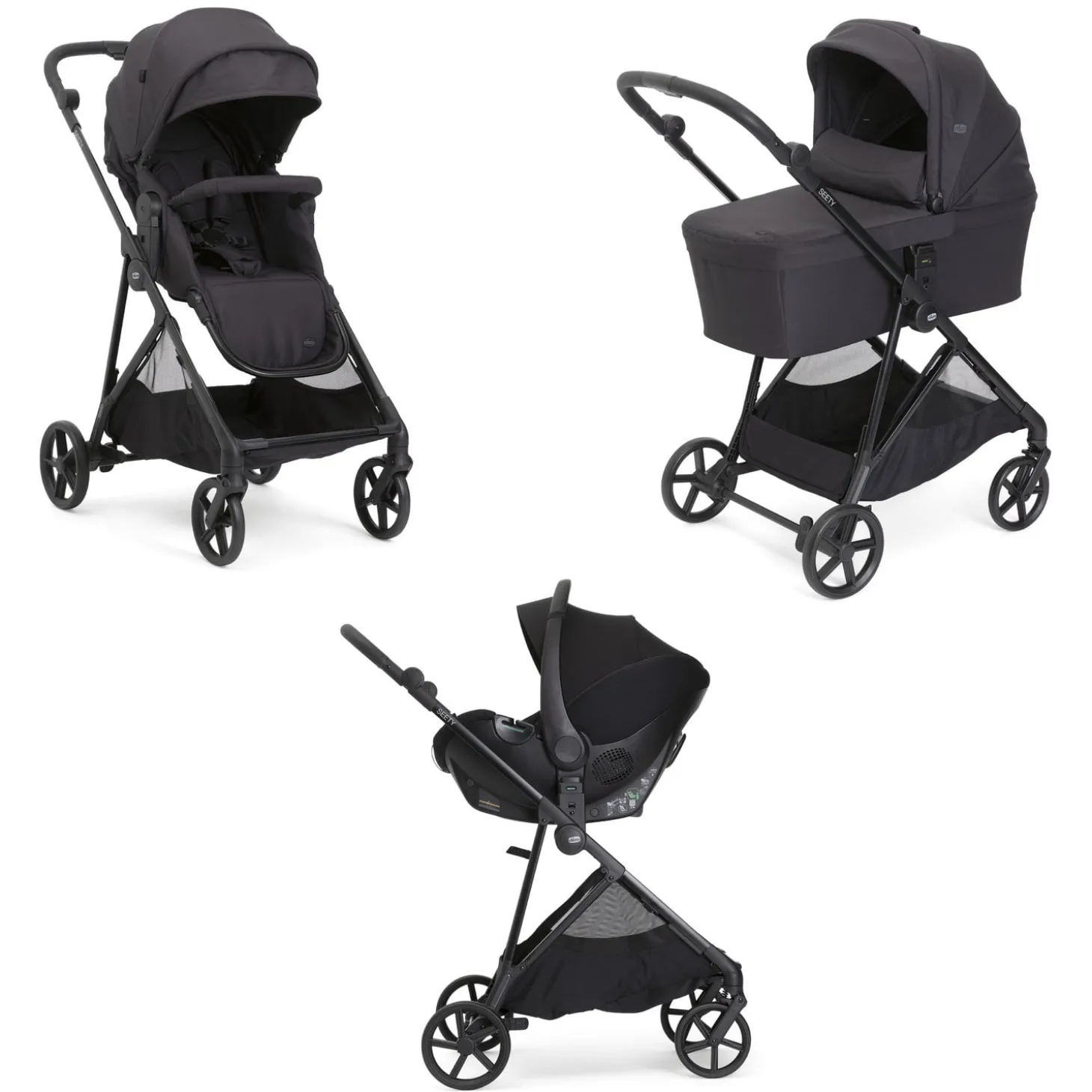 Chicco Poussette Seety 2 Ebony