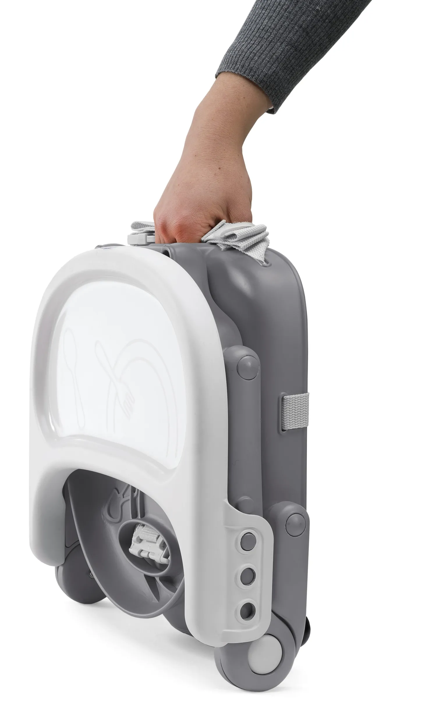 Chicco Rehausseur Pocket Snack Dark Grey