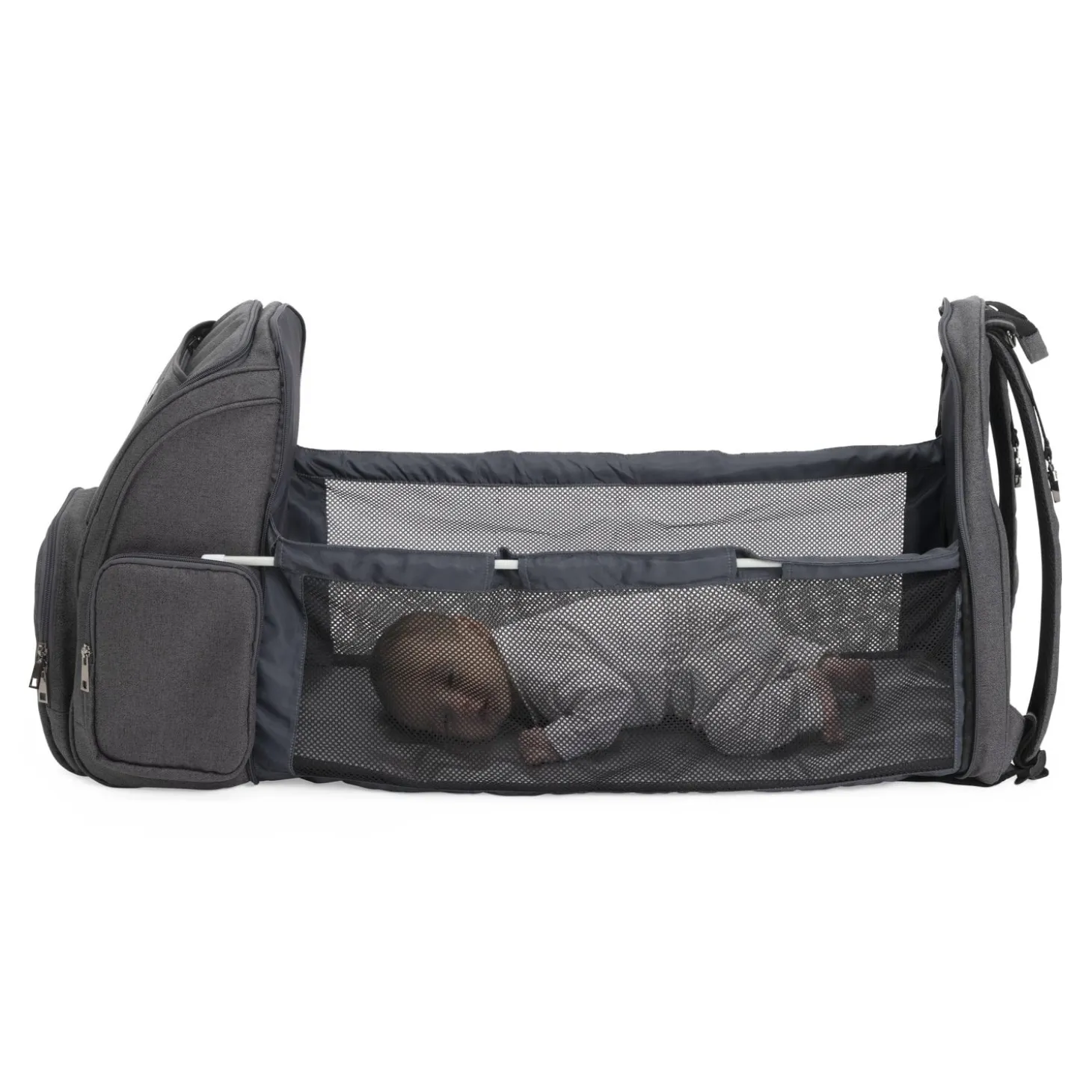 Chicco Sac à dos avec plan à langer Black Satin
