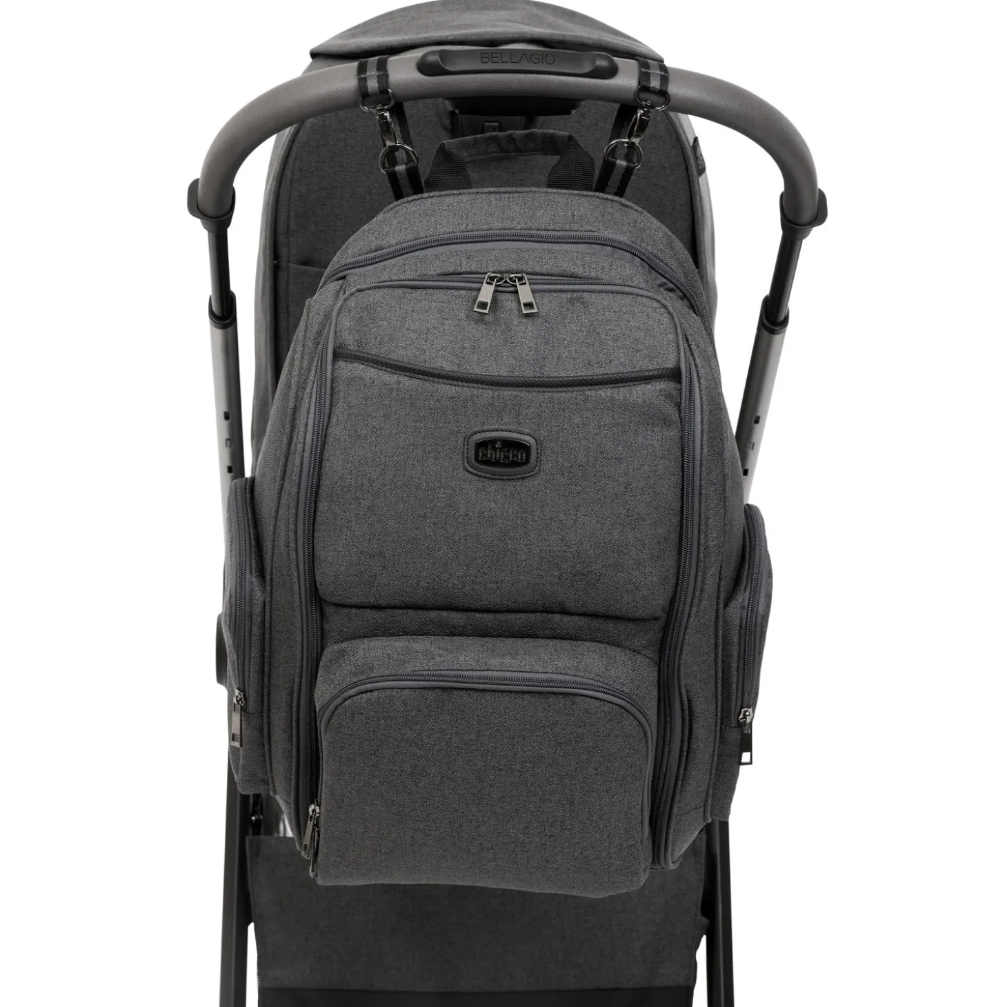 Chicco Sac à dos avec plan à langer Black Satin