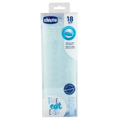 Chicco                    Set de table en silicone    Bleu            18 mois+