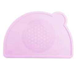 Chicco                    Set de table en silicone    Rose            18 mois+