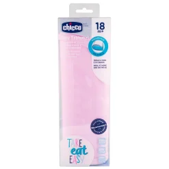 Chicco                    Set de table en silicone    Rose            18 mois+