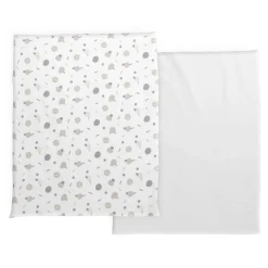 Chicco                    Set Draps Housse Coton Next2me Forever    Confetti