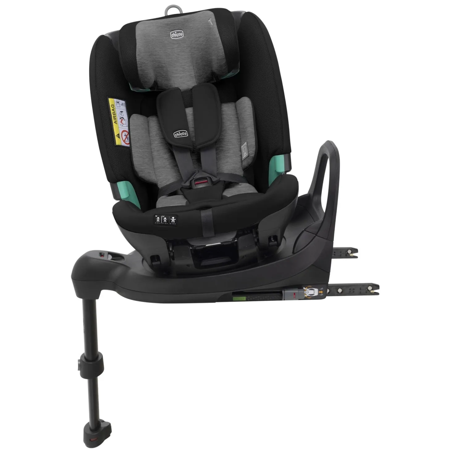 Chicco Siège Fullseat 360 i-Size avec base Black Satin