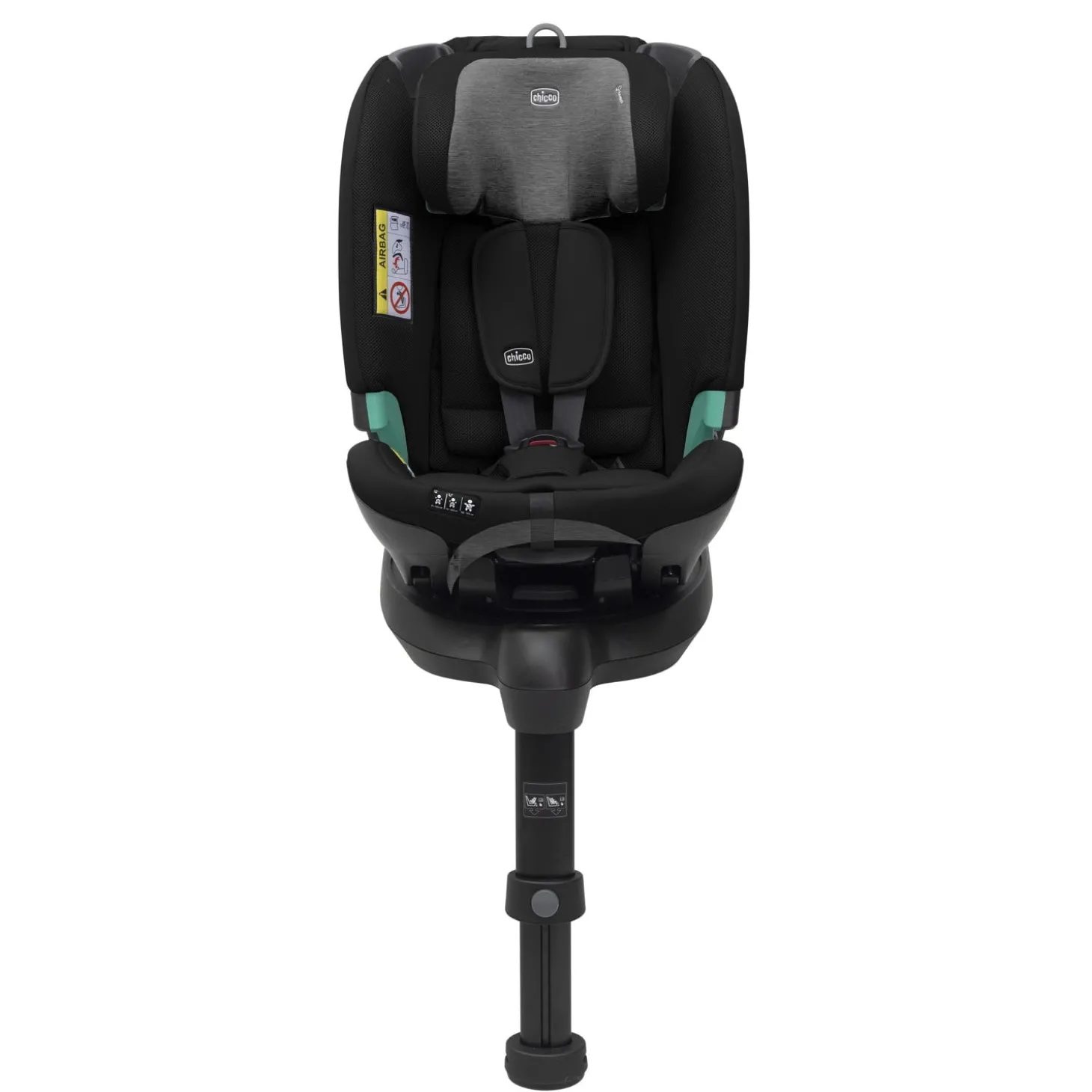 Chicco Siège Fullseat 360 i-Size avec base Black Satin