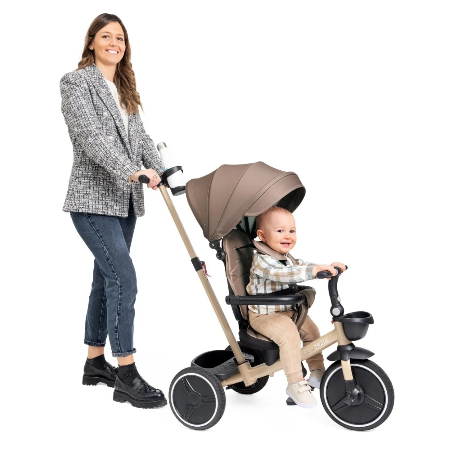 Chicco Tricycle pliable 4 en 1 Beige
