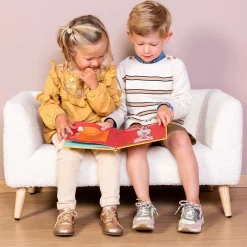 Childhome Banc pour enfants ecru