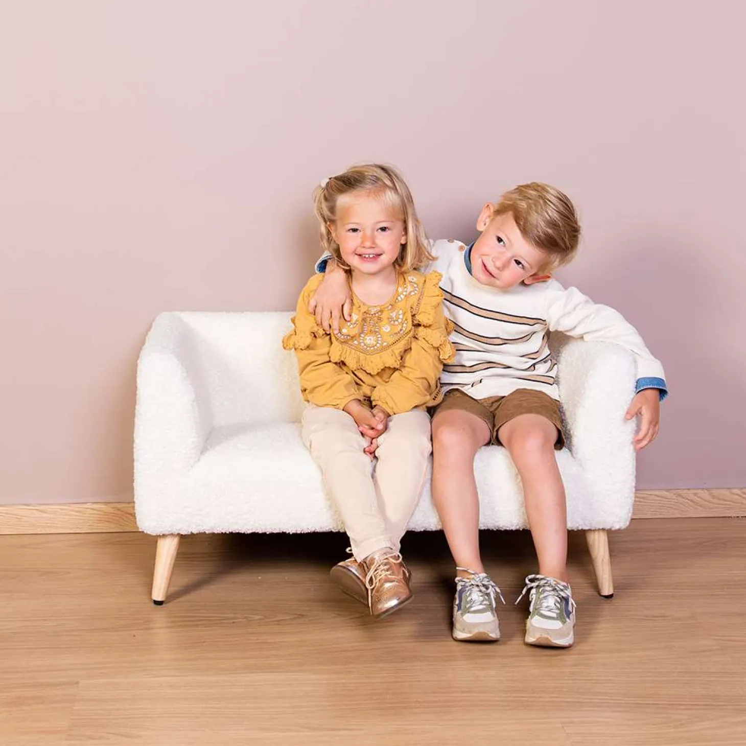 Childhome Banc pour enfants ecru