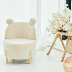 Childhome Chaise d'enfant Teddy Ecru