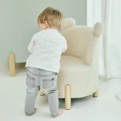 Childhome Chaise d'enfant Teddy Ecru