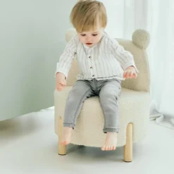 Childhome Chaise d'enfant Teddy Ecru