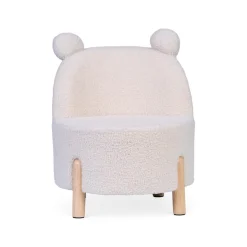 Childhome Chaise d'enfant Teddy Ecru