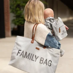Childhome                    Family bag canvas    Gris