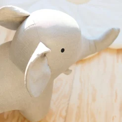 Childhome                    Jouet Éléphant debout Lin    Grey