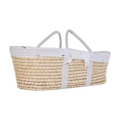 Childhome                    Panier Moise Soft Cornhusk Natural    Hearts