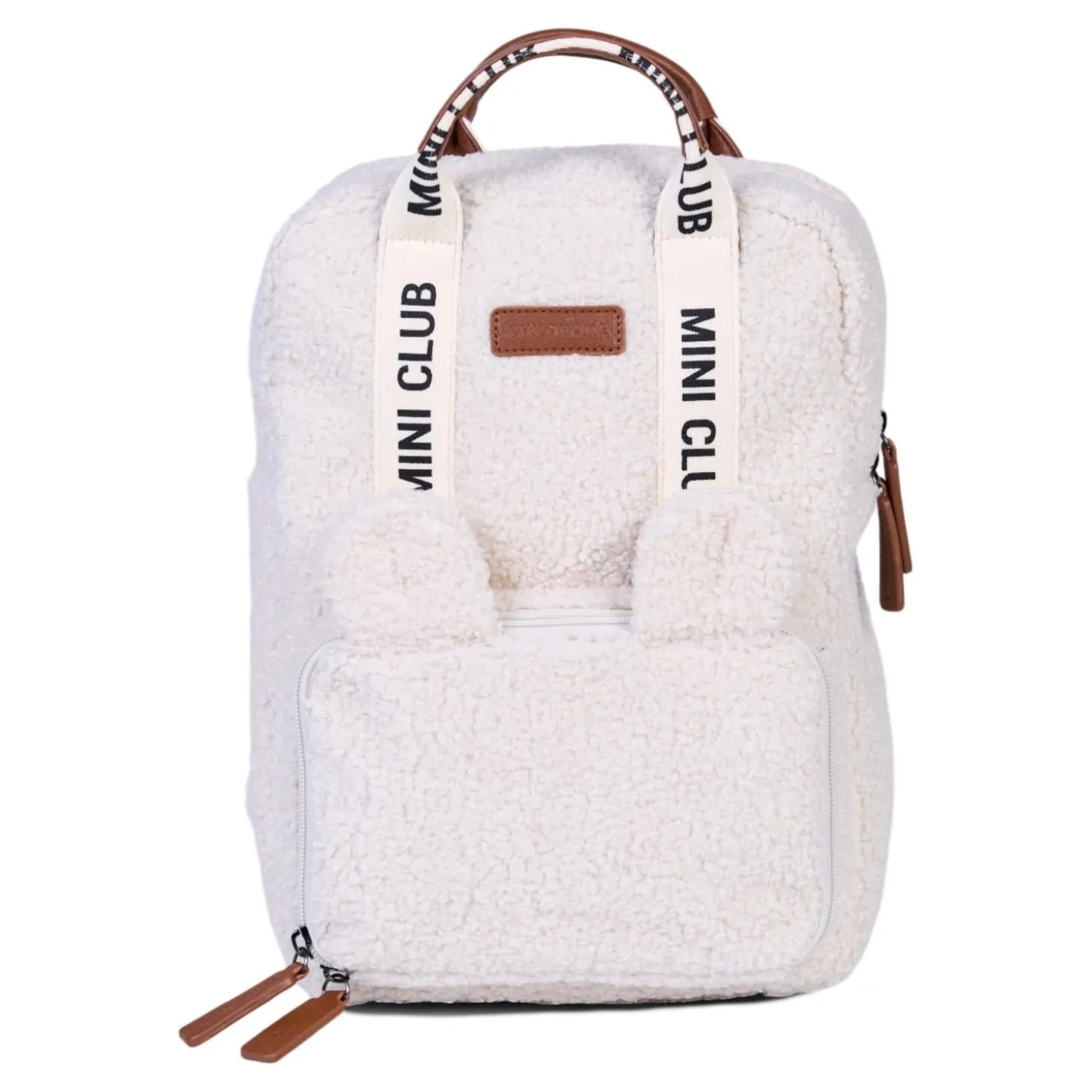 Childhome Sac à dos enfant Mini Club Signature Teddy Off White