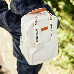 Childhome                    Sac à dos enfant Mini club    Ecru