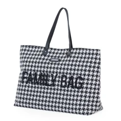 Childhome                    Sac à langer Family Bag pied de poule    Noir