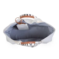 Childhome                    Sac à langer Family Bag signature canvas    Ecru
