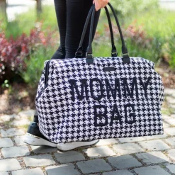 Childhome Sac à langer Mommy bag pied de poule Black