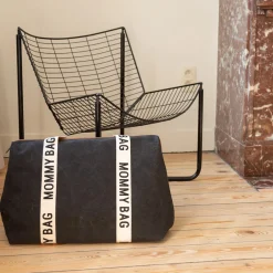 Childhome                    Sac à langer Mommy bag signature toile    Black