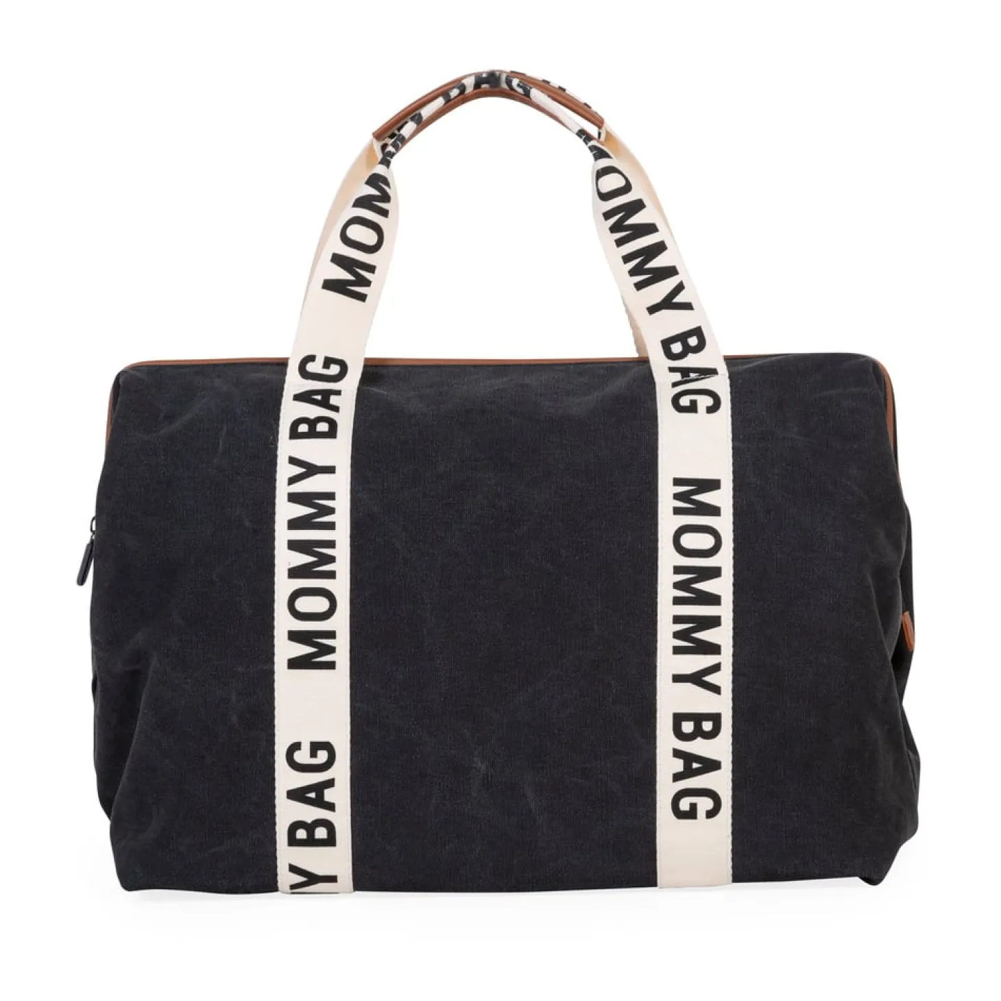 Childhome Sac à langer Mommy bag signature toile Black