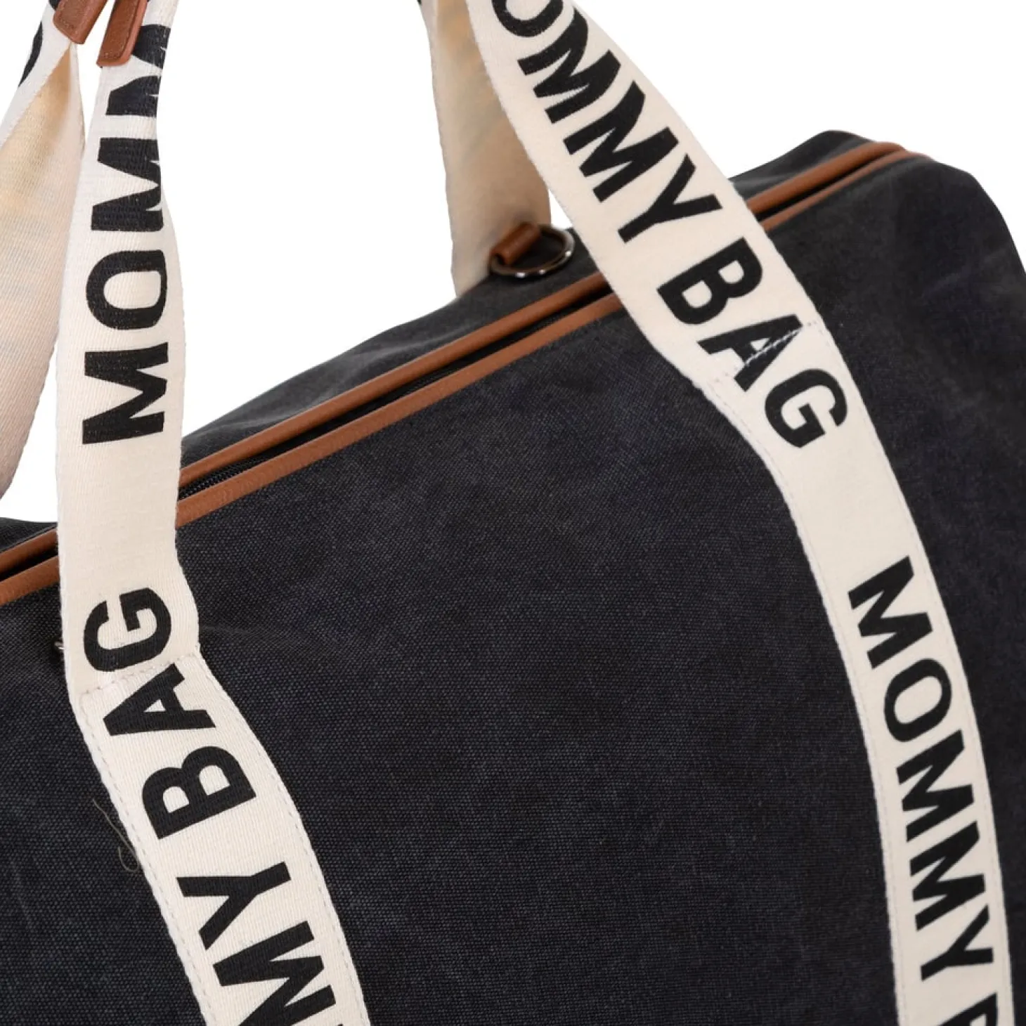 Childhome Sac à langer Mommy bag signature toile Black