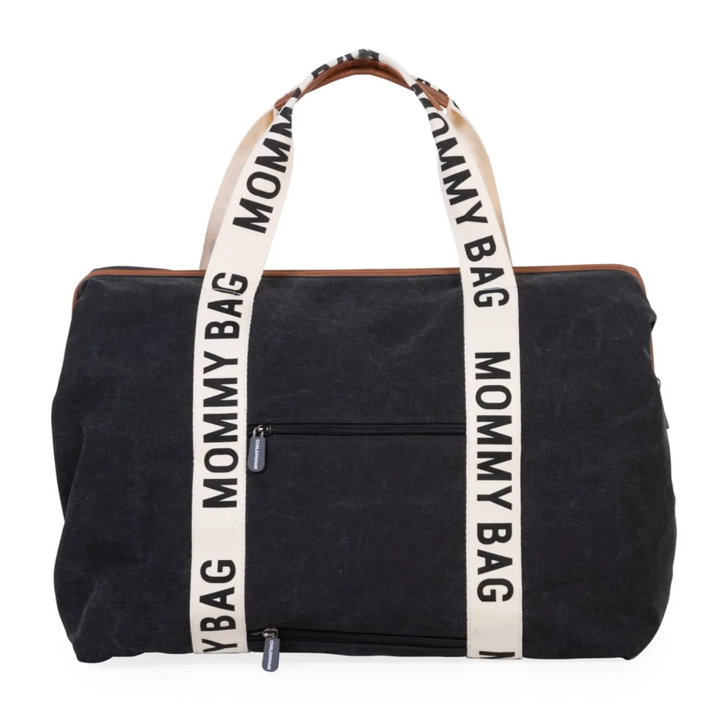 Childhome Sac à langer Mommy bag signature toile Black