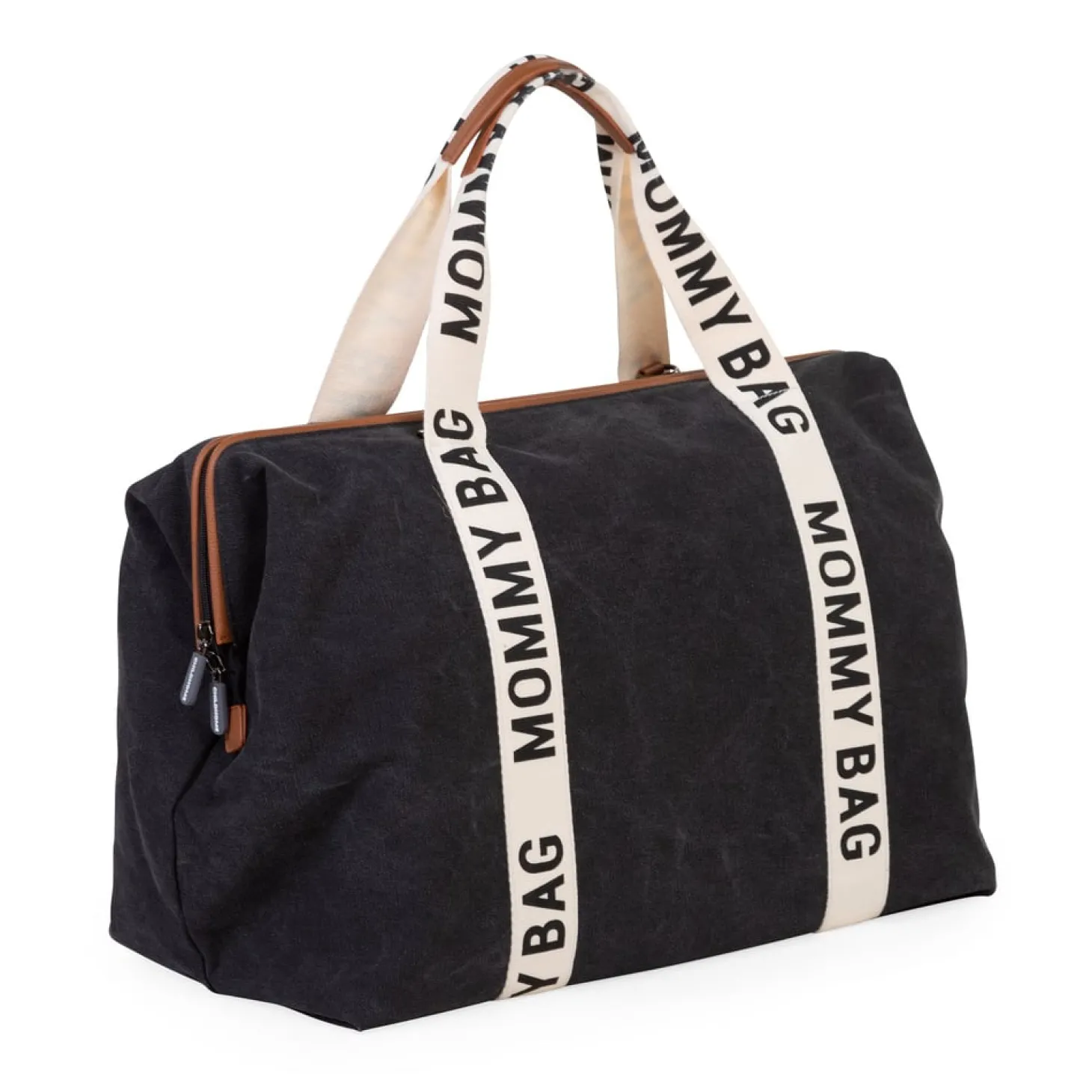 Childhome Sac à langer Mommy bag signature toile Black