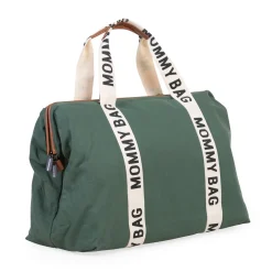 Childhome                    Sac à langer Mommy bag signature toile    Vert