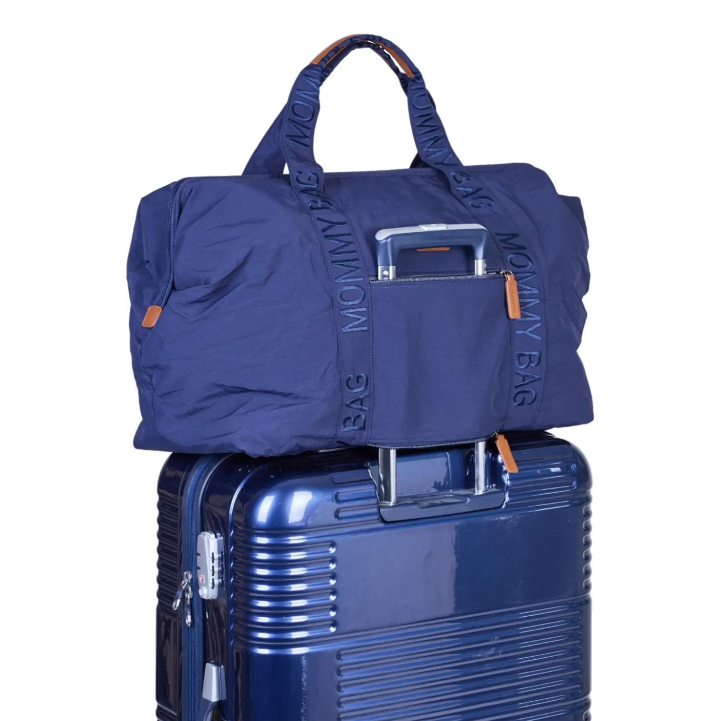 Childhome Sac à langer Mommy Bag Signature urban Bleu