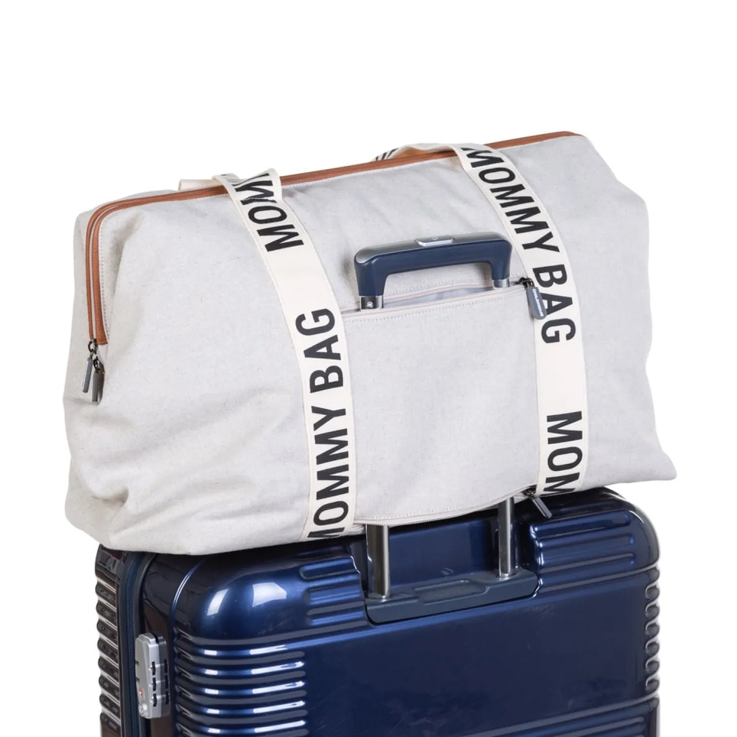 Childhome Sac à langer Mommy bag signature toile Ecru
