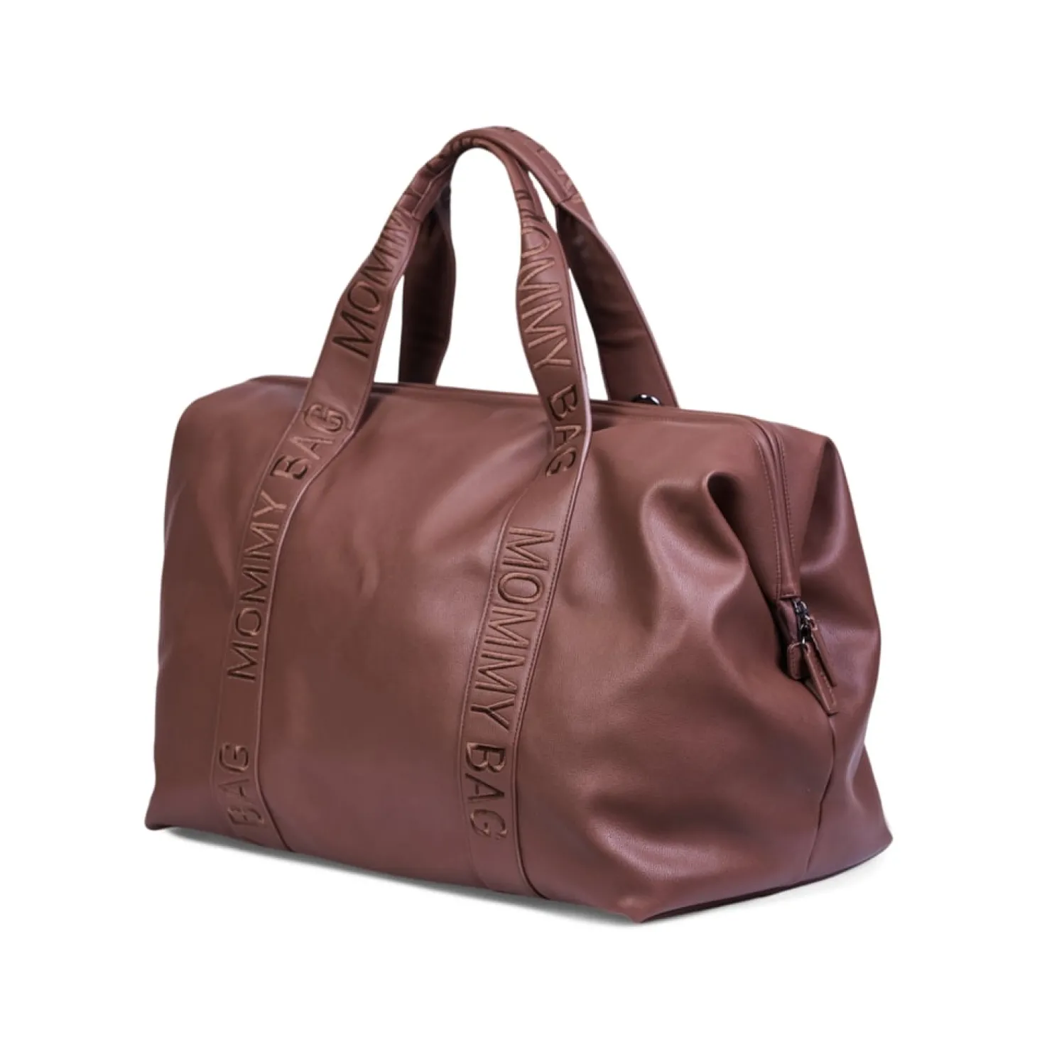 Childhome Sac à langer Mommy Bag Simili Cuir Dark Brown